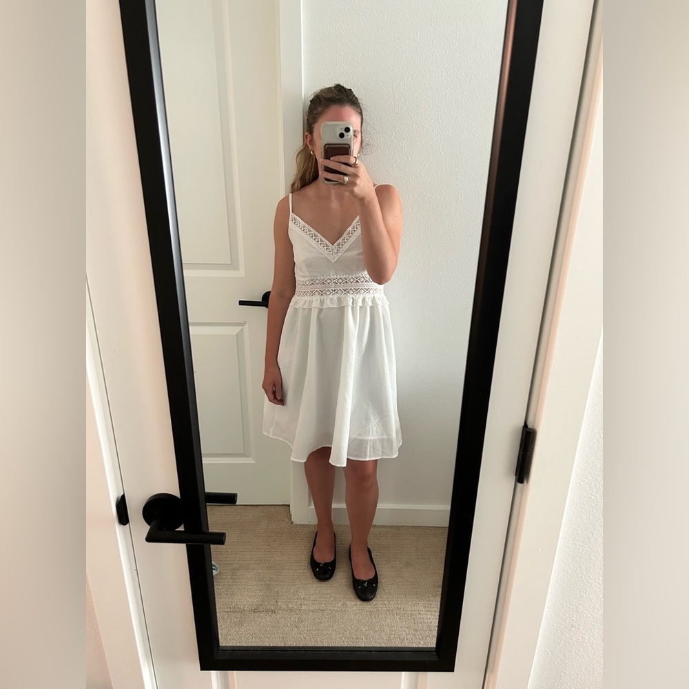Cute white dress
